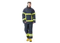 Traje respirable del bombero de la capa de Uniform Nomex IIIA del bombero de los azules marinos