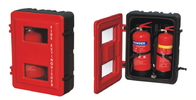 Wetterfester Feuerlöscher-Kasten-im Freien rote Malerei für CO2 2kg