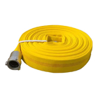 Rubber Or EPDM Fire Fighting Hose And Coupling Blue Yellow Wearproof
