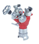 1,75in 2 sposoby rozdzielacza wody Akcesoria do hydrantów przeciwpożarowych Połączenie sprzęgające