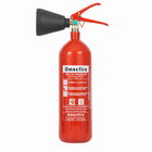 2kg Carbon Dioxide Fire Extinguisher CO2 Small Red Cylinder