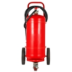 Extintor montado carretilla móvil del CE 50kg con el polvo seco del 40% ABC