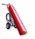 OEMの二酸化炭素のトロリー タイプ消火器30KGの赤いシリンダー